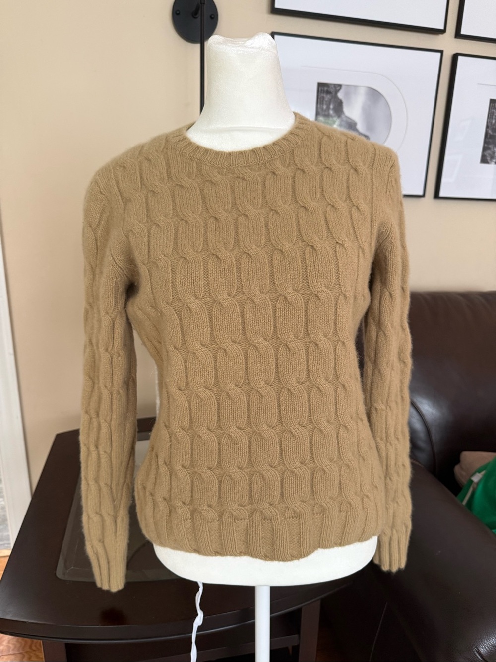 GAP Lambswool Stretch Knit Crewneck Sweater